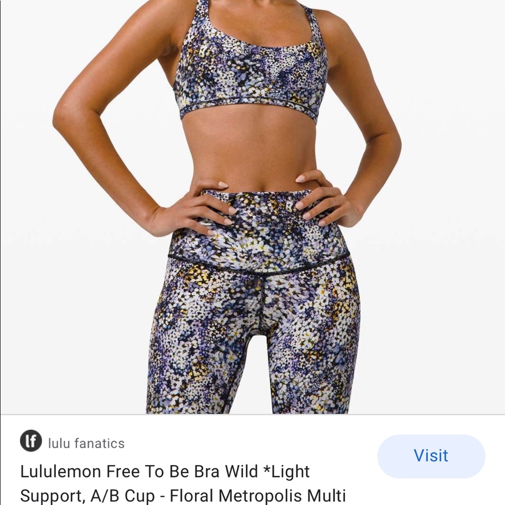 Lululemon Free to be Wild Metropolis Multi 6